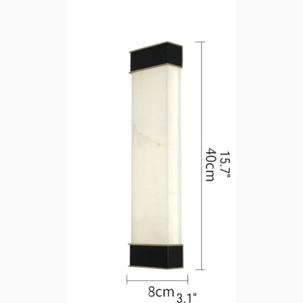 Marco Rectangular Marble Wall Lamp - Wall Lights & Sconces | Lucera Lighting