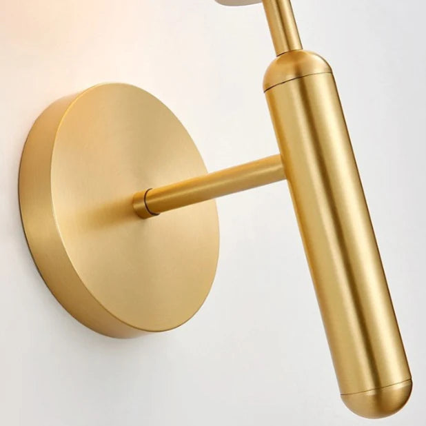 Axis Ball Glass Wall Lamp - Gold or Black - Wall Lights & Sconces | Lucera Lighting