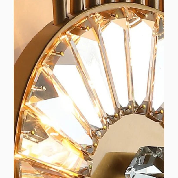 Lumiere Crystal LED Wall Lamp for Living Room - Wall Lights & Sconces | Lucera Lighting