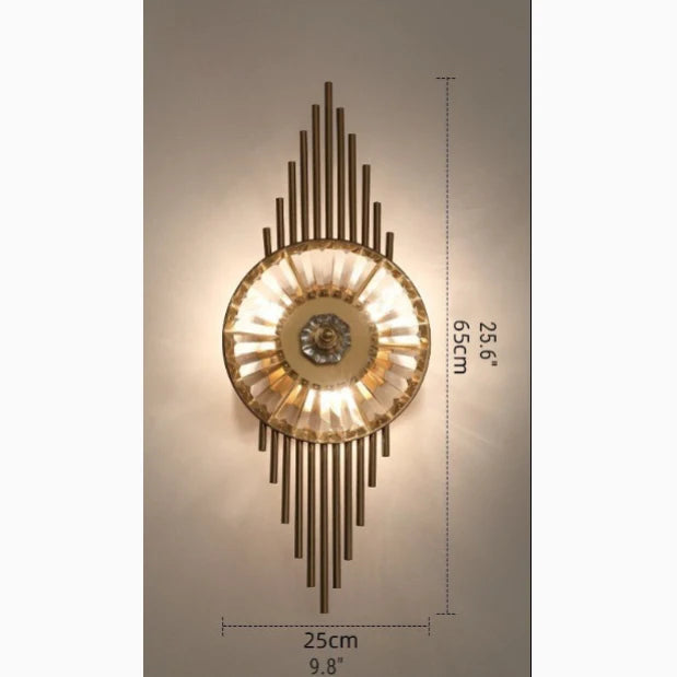 Lumiere Crystal LED Wall Lamp for Living Room - Wall Lights & Sconces | Lucera Lighting