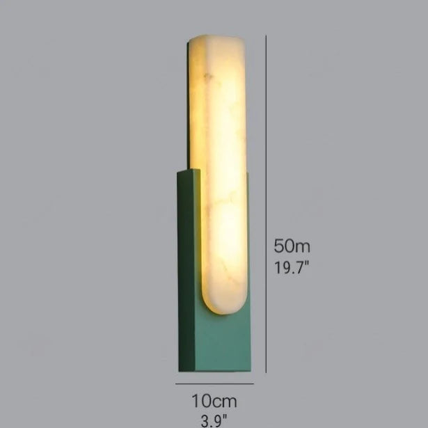 Column Modern Marble Wall Lamp Nordic Style H19.7 - Wall Lights & Sconces | Lucera Lighting