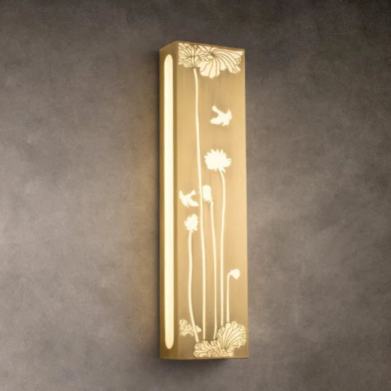 Pietra Modern Brass Wall Lamp New Chinese Style - Wall Lights & Sconces | Lucera Lighting