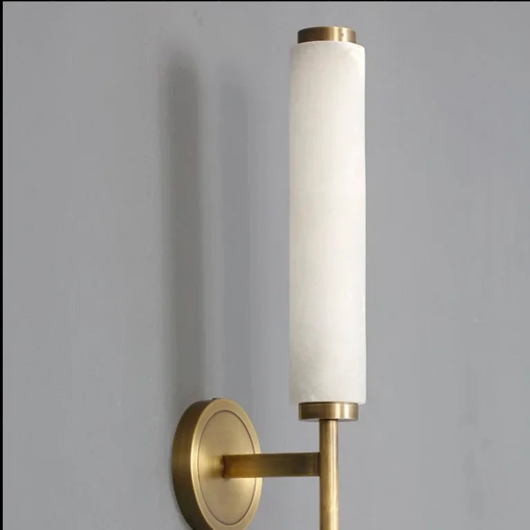 Outre Copper & Marble Wall Lamp - Wall Lights & Sconces | Lucera Lighting