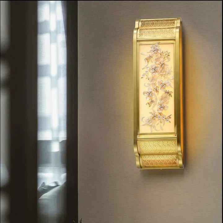 Bordure Luxury Asian Style Wall Lamp - Wall Lights & Sconces | Lucera Lighting