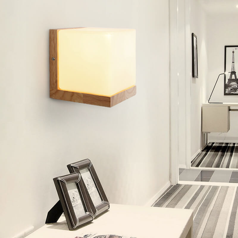 EcoChic Cube Wall Lamp - Modern Design