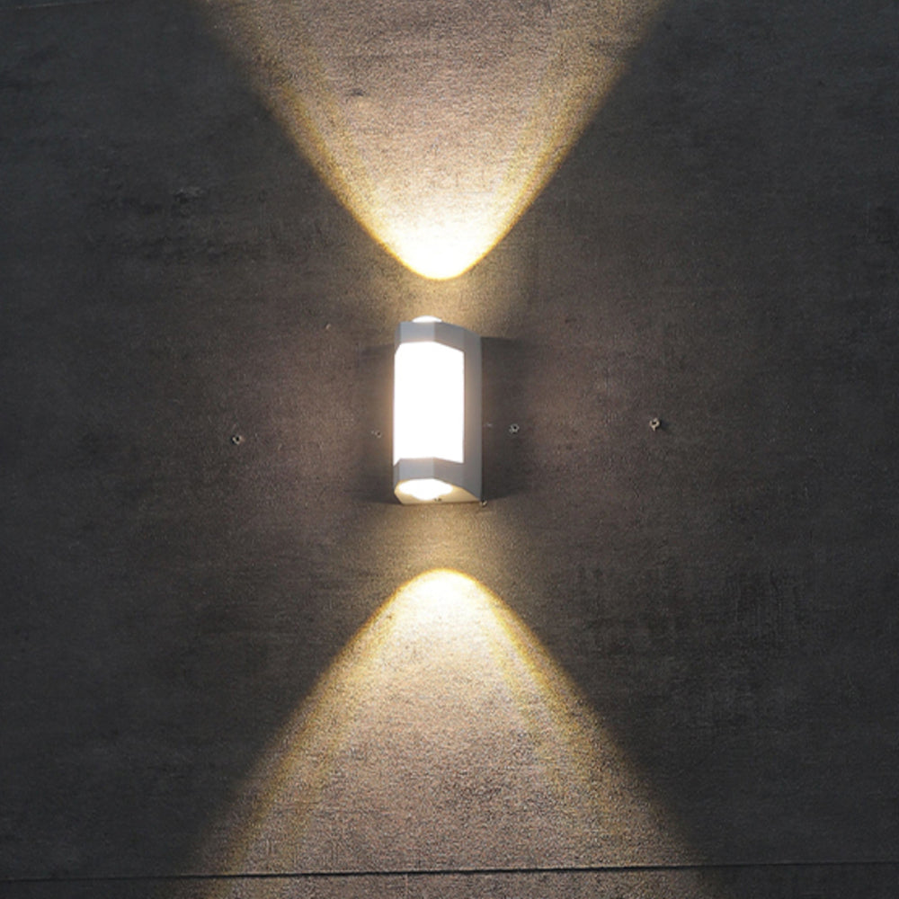Nordic Cylinder Outdoor Wall Light in Black or White