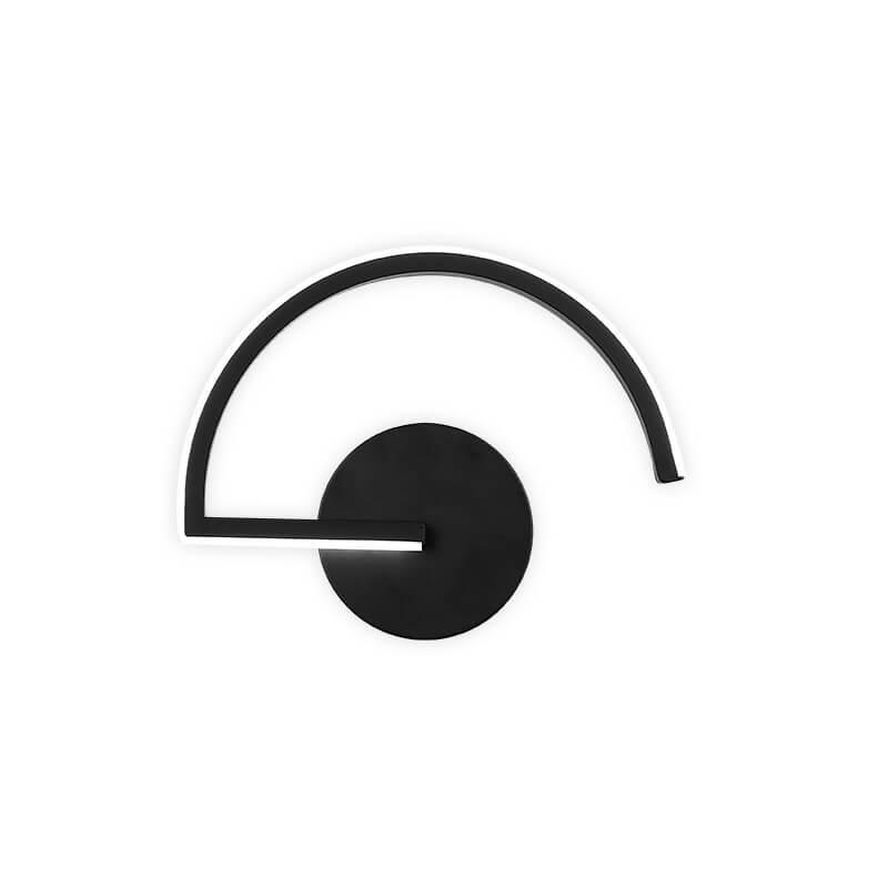 ArcGlow Lamp – Contemporary Curved Aluminum Wall Light | Minimalist LED Illumination