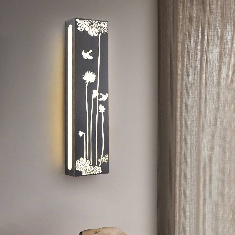 Pietra Modern Brass Wall Lamp New Chinese Style - Wall Lights & Sconces | Lucera Lighting