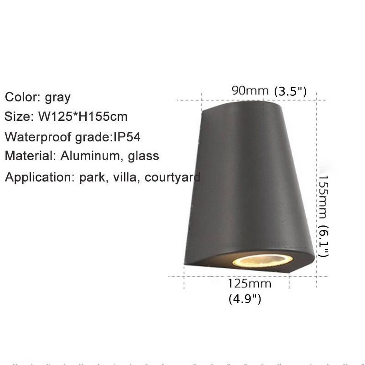 Avery Outdoor LED Wall Lamp - Exterior wall | Lucera Lighting