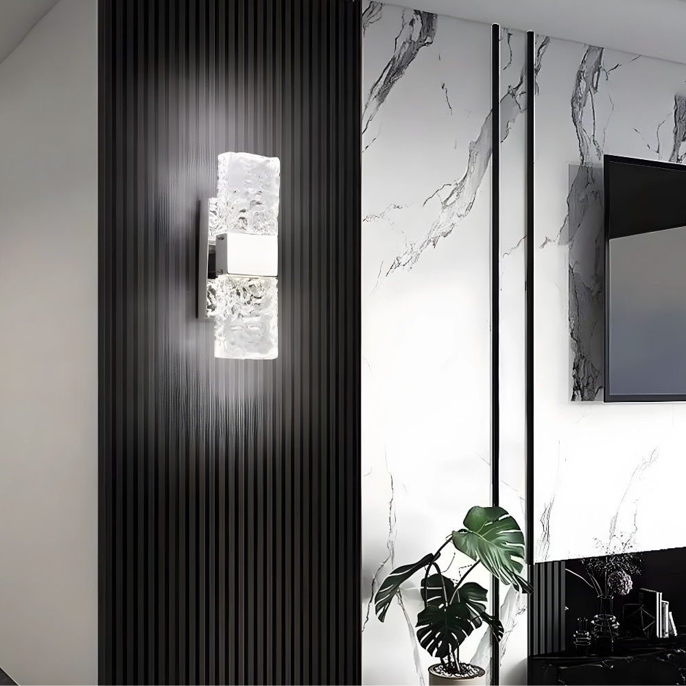 Radiance Arc Wall Lamp - Luxe Crystal LED Sconce