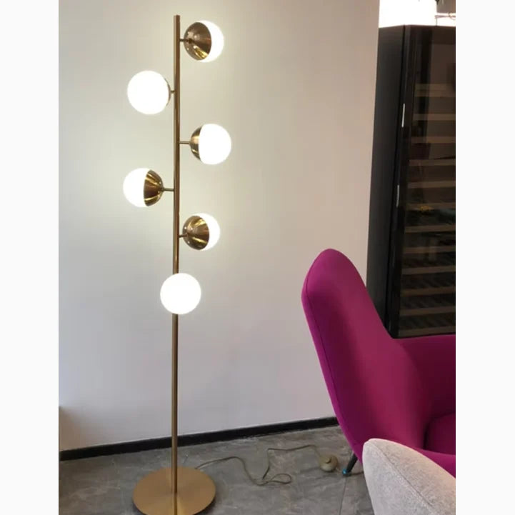 Pace Golden Metal LED Desk and Floor Lampshade - Lamps | Lucera Lighting