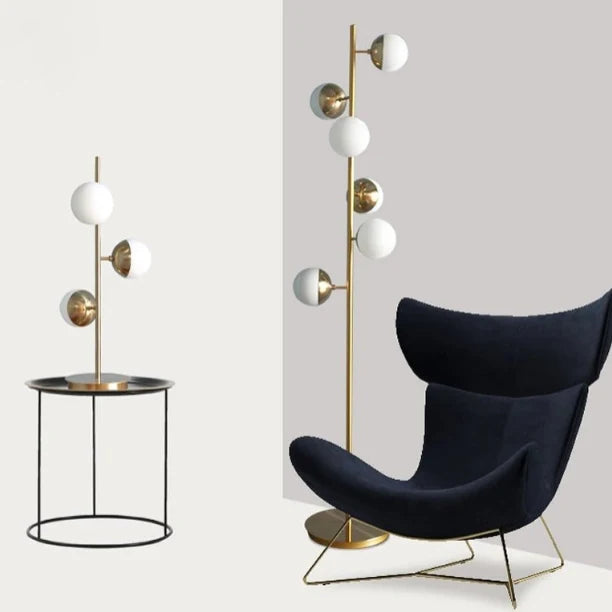 Pace Golden Metal LED Desk and Floor Lampshade - Lamps | Lucera Lighting