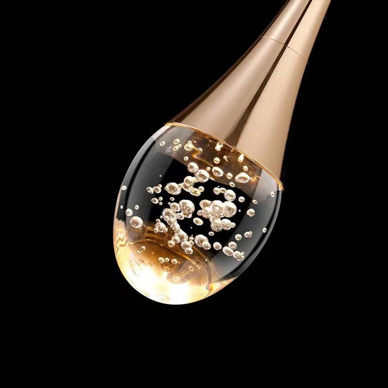 Teardrop Wall Lamp - Elegant Gold Accent Sconce
