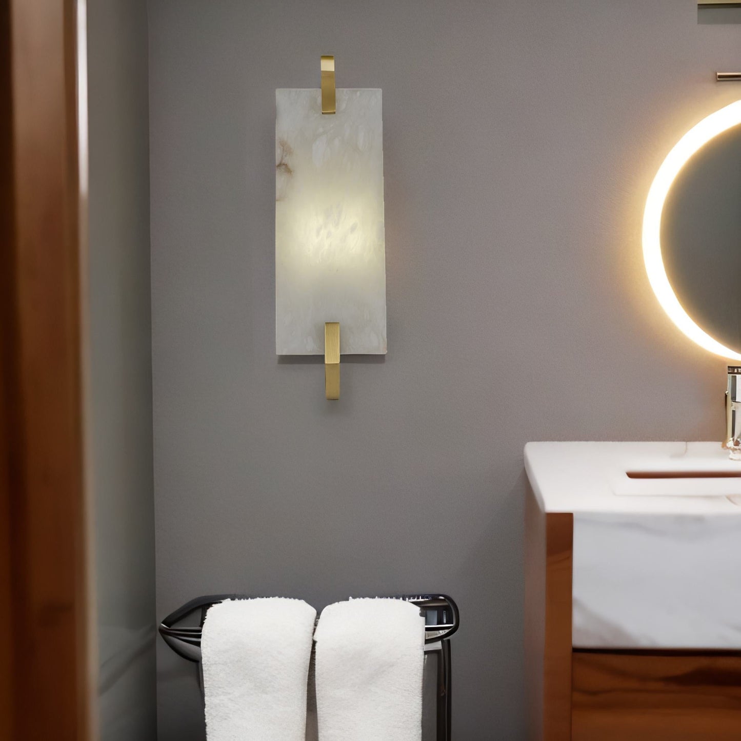 Finesse Splendor Marble Wall Lamp - Wall Lights & Sconces | Lucera Lighting