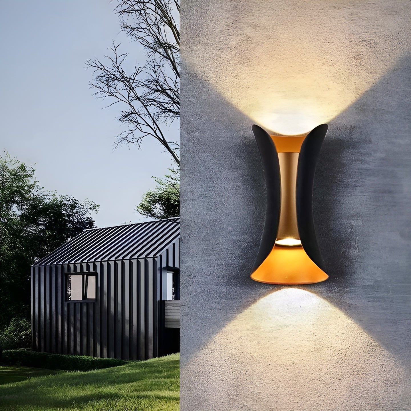 Luxuria UrbanGlow Outdoor Wall Lamp - Outdoor Wall Sconce