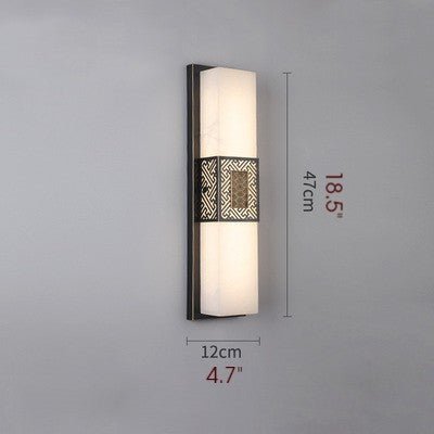 Choral Marble Wall Lamp for Bedroom & Living Room - Wall Lights & Sconces | Lucera Lighting
