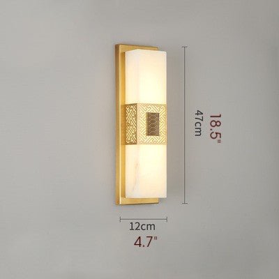 Choral Marble Wall Lamp for Bedroom & Living Room - Wall Lights & Sconces | Lucera Lighting