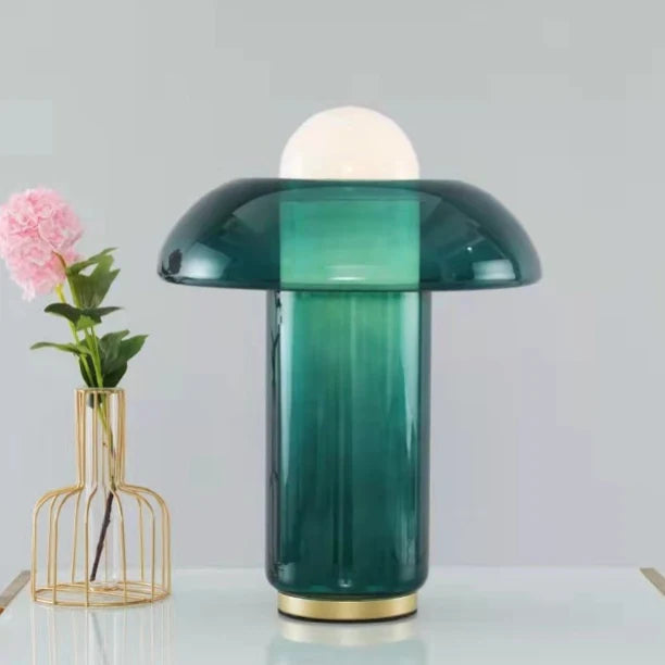 Tranquillita Green Glass Mushroom Accent Light - Lamps | Lucera Lighting