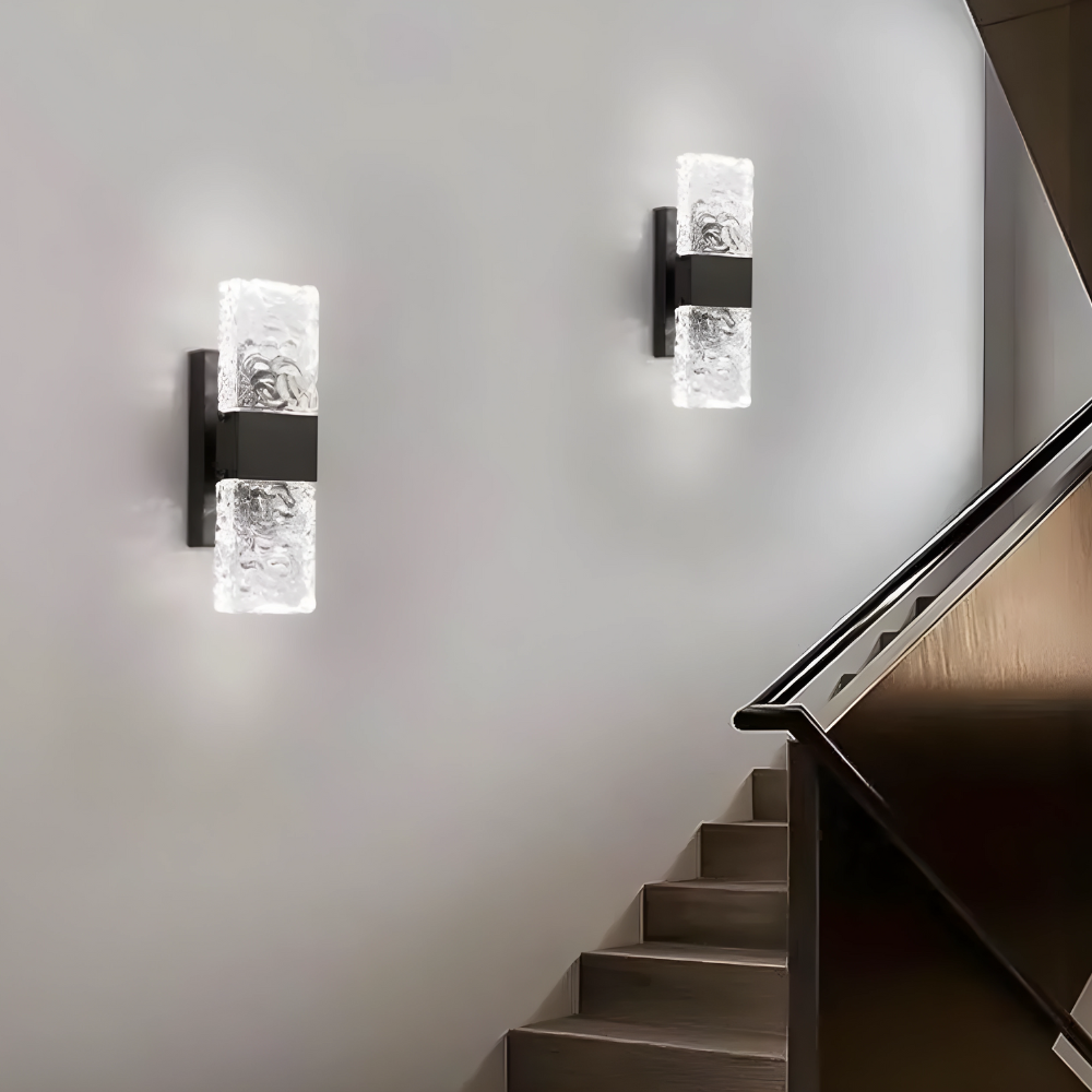 Radiance Arc Wall Lamp - Luxe Crystal LED Sconce