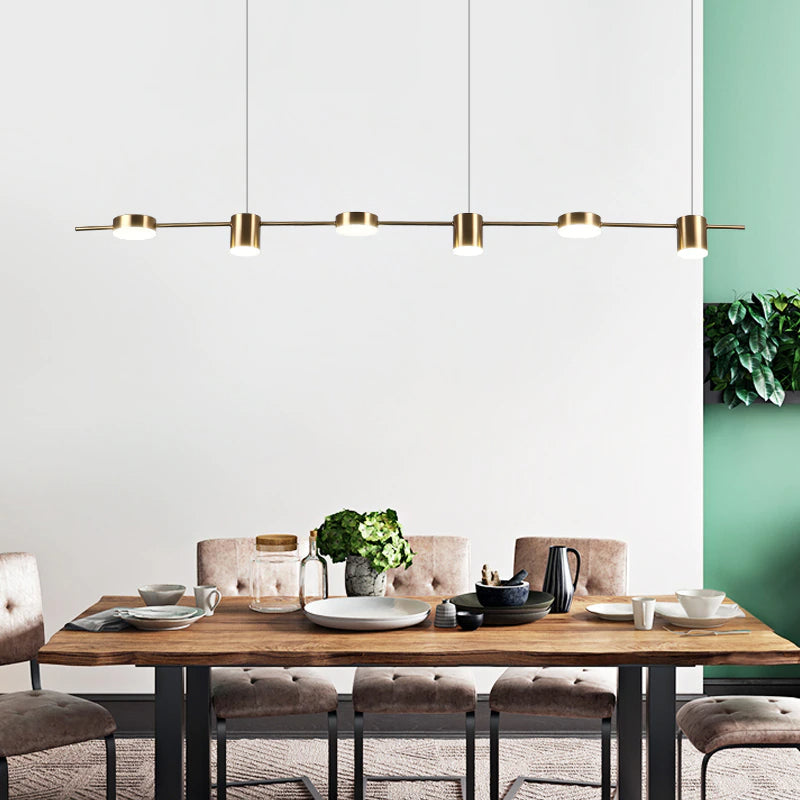 Rind Minimalistic Black/Gold Pendant Lamp - Pendant Lights | Lucera Lighting