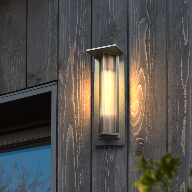 Triton Industrial Glass Wall Lamp - Exterior wall | Lucera Lighting