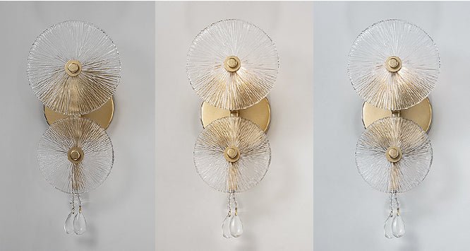 Echinus Modern Crystal Wall Lamp Circle Shaped - Wall Lights & Sconces | Lucera Lighting