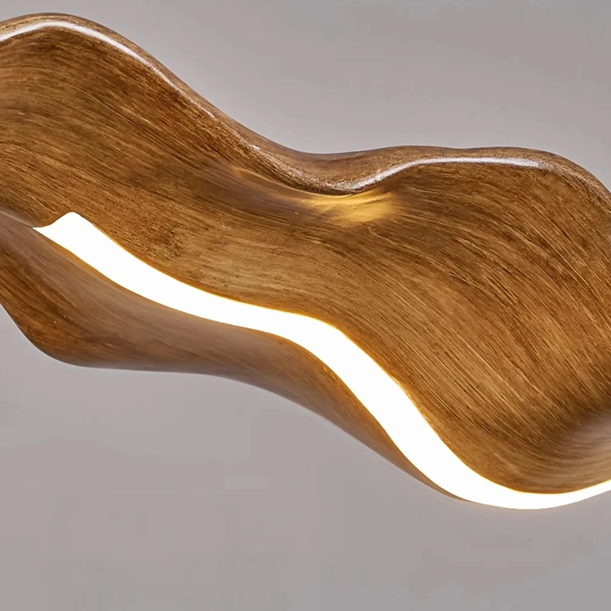 Champagne Gold Leaf-Shaped Pendant LED Chandelier - Pendant Lights | Lucera Lighting