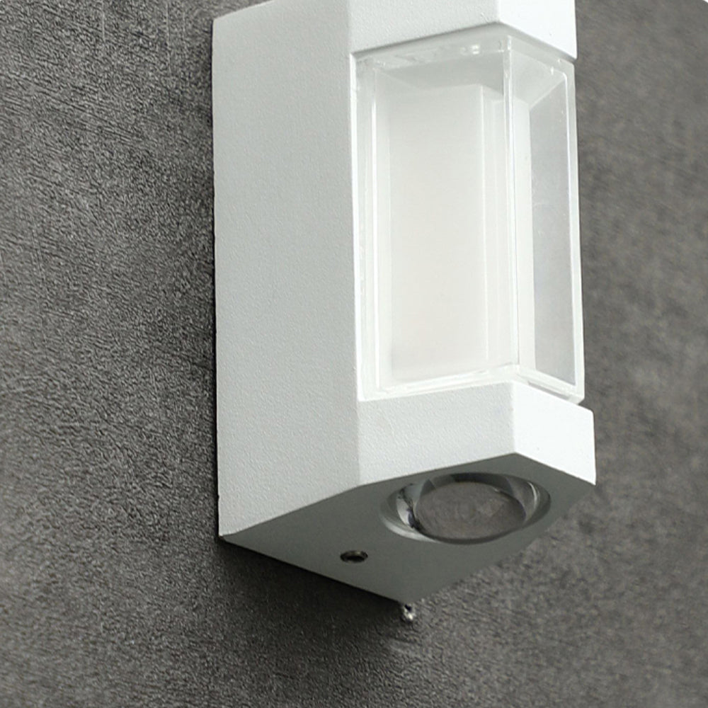 Nordic Cylinder Outdoor Wall Light in Black or White