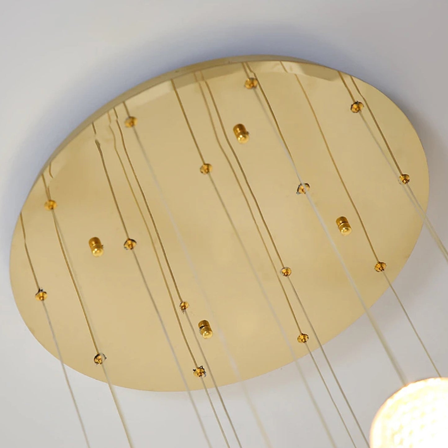 Holt Large Luxury Gold Pendant Chandelier for Staircase - Chandeliers | Lucera Lighting