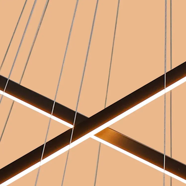 Coral Black LED Chandelier - Chandeliers | Lucera Lighting