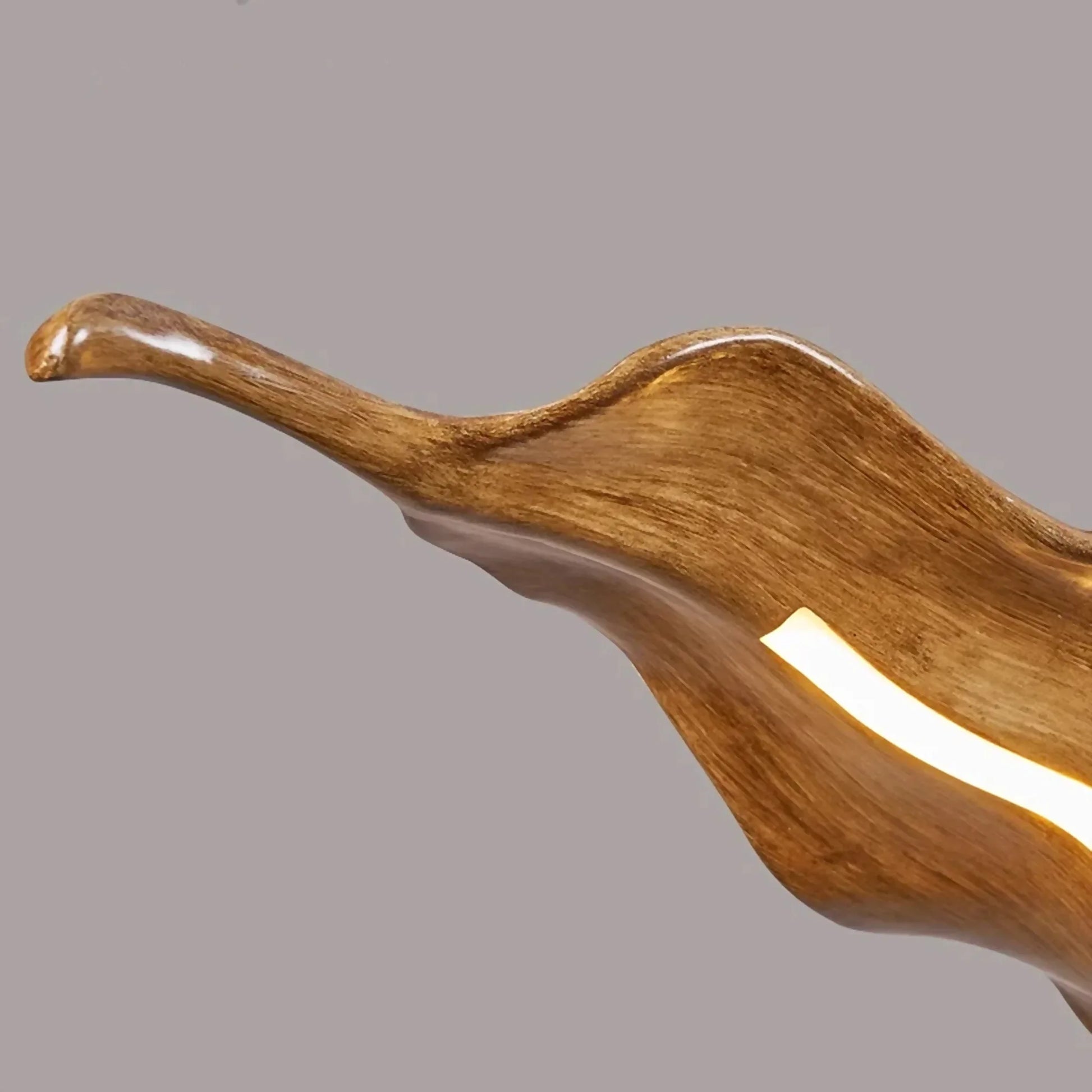 Champagne Gold Leaf-Shaped Pendant LED Chandelier - Pendant Lights | Lucera Lighting