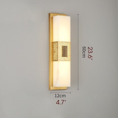 Choral Marble Wall Lamp for Bedroom & Living Room - Wall Lights & Sconces | Lucera Lighting