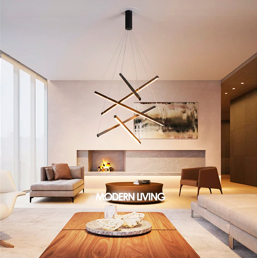 Coral Black LED Chandelier - Chandeliers | Lucera Lighting