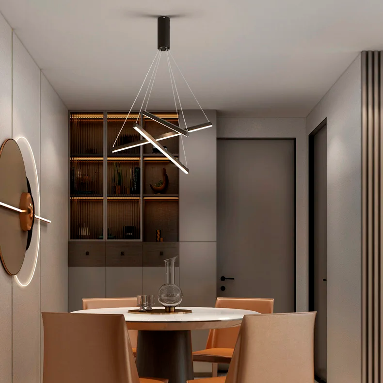 Coral Black LED Chandelier - Chandeliers | Lucera Lighting