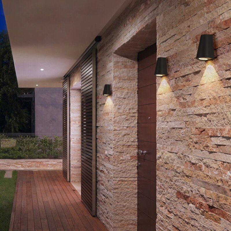 Avery Outdoor LED Wall Lamp - Exterior wall | Lucera Lighting