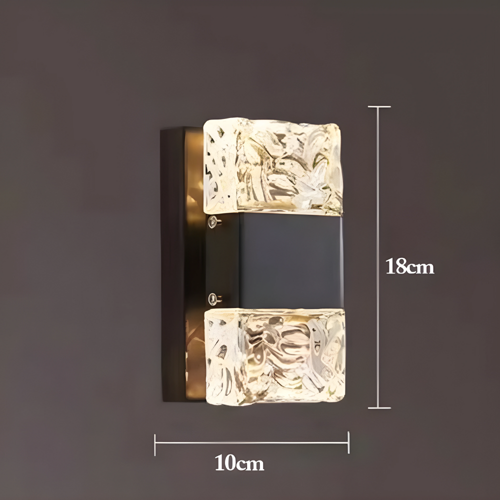 Radiance Arc Wall Lamp - Luxe Crystal LED Sconce