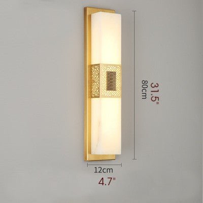 Choral Marble Wall Lamp for Bedroom & Living Room - Wall Lights & Sconces | Lucera Lighting