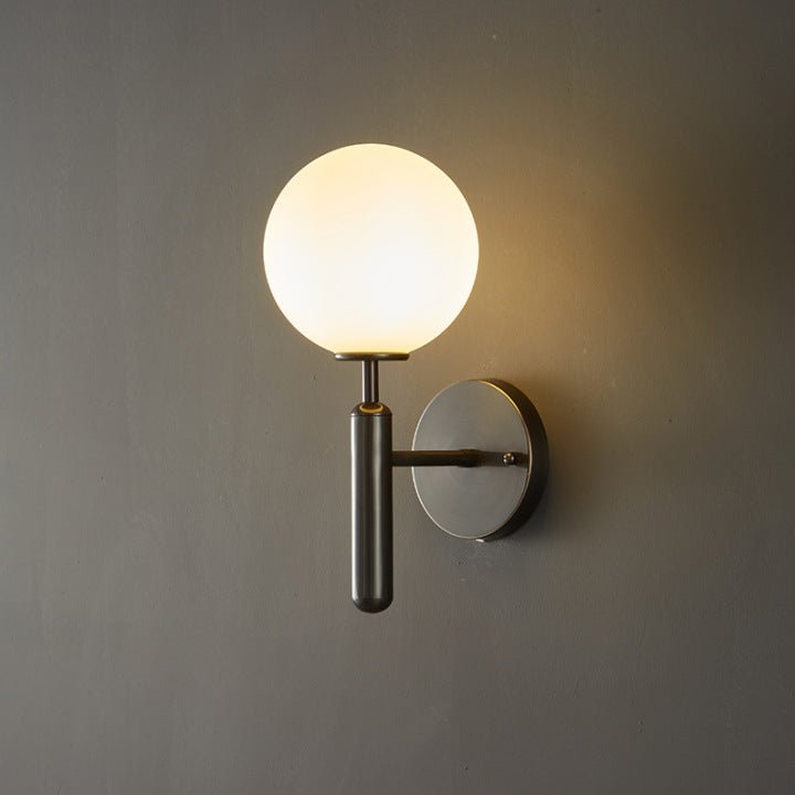 Axis Ball Glass Wall Lamp - Gold or Black - Wall Lights & Sconces | Lucera Lighting