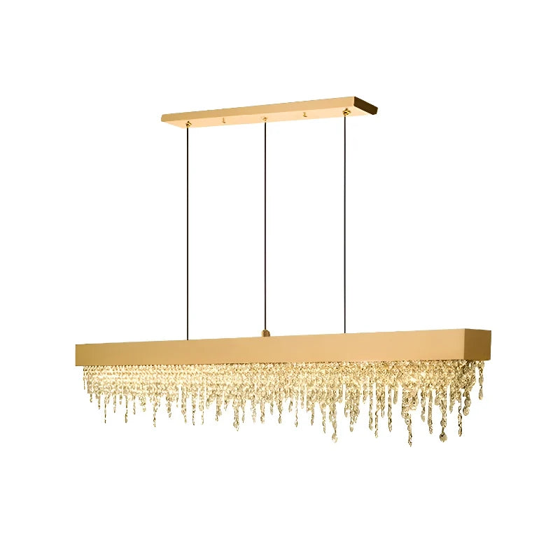 Sol Black and Gold Chandelier for Dining Room - Pendant Lights | Lucera Lighting