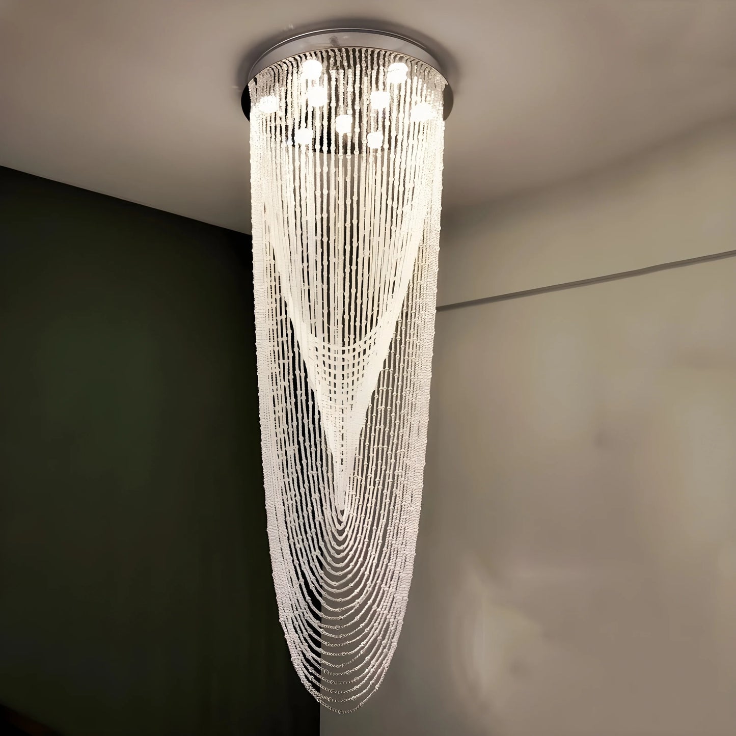 Anise Crystal Ceiling Chandelier - Chandeliers | Lucera Lighting