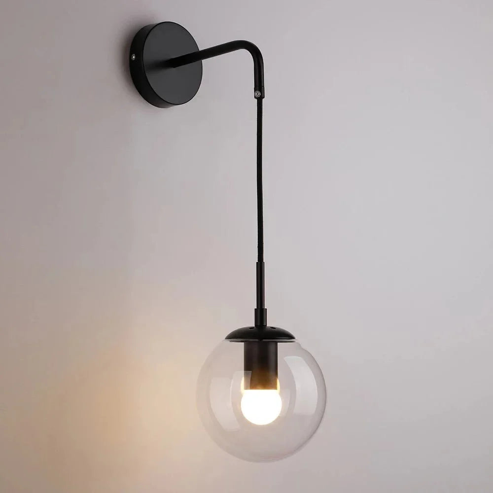 Rubato Modern LED Glass Ball Wall Lamp - Wall Lights & Sconces | Lucera Lighting