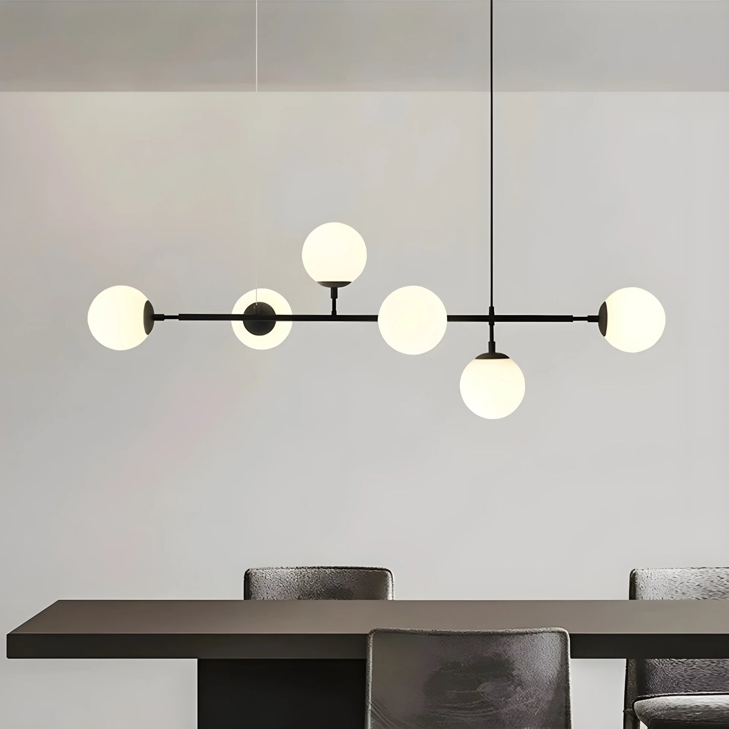 Dag Glass Ball LED Pendant Light for Dining Room - Pendant Lights | Lucera Lighting