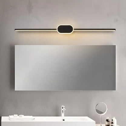 white Calando LED wall lamp close-up showing diffused light panel and minimalist design