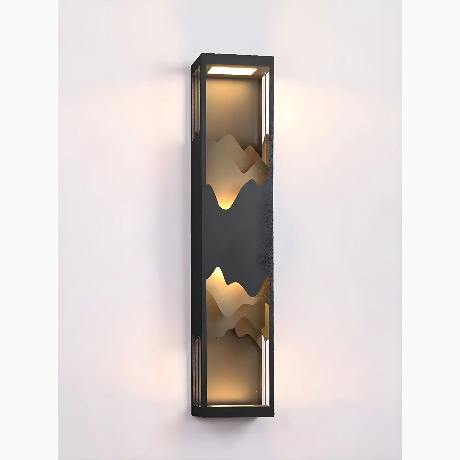 Renee Black Outdoor Waterproof Wall Light - Exterior wall | Lucera Lighting