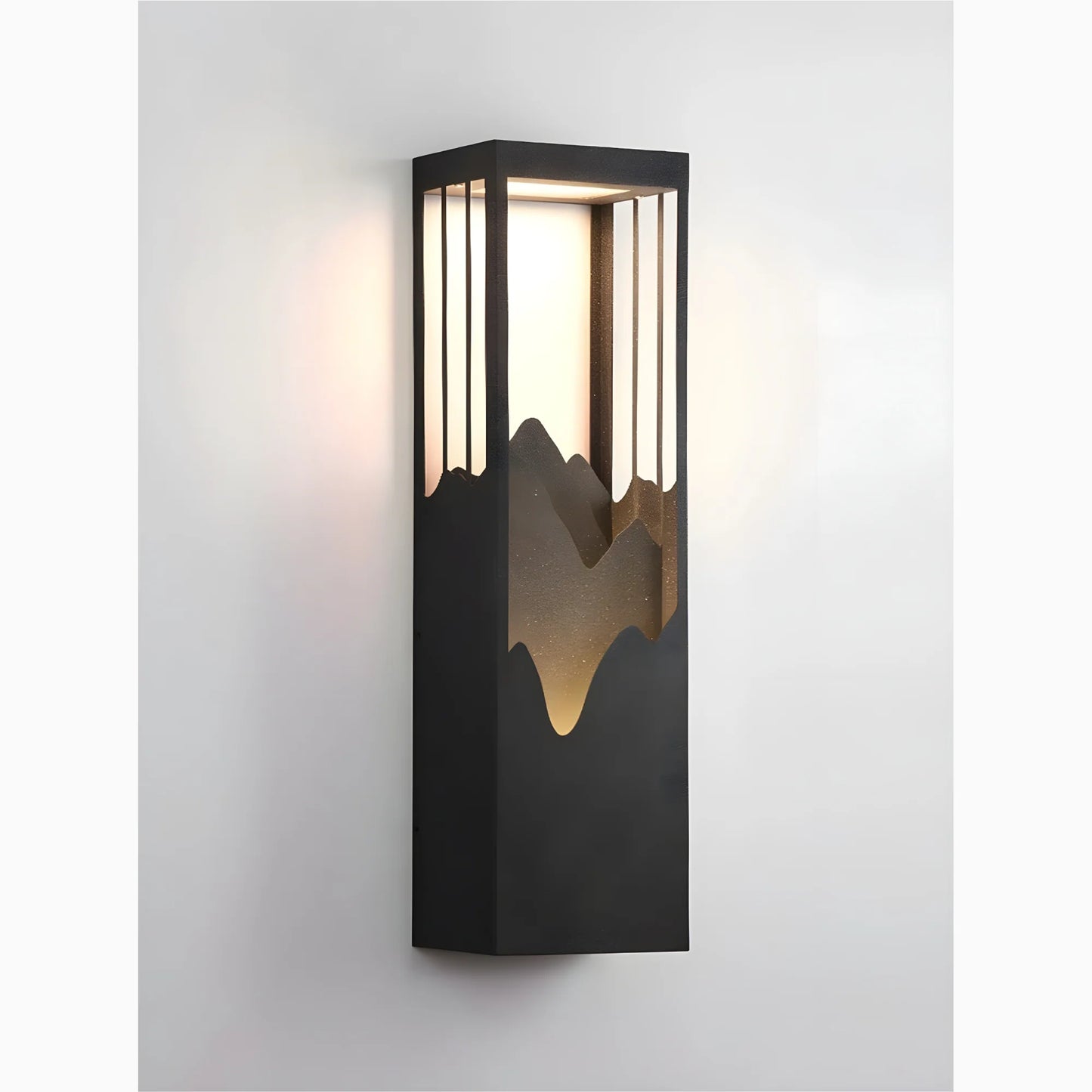 Renee Black Outdoor Waterproof Wall Light - Exterior wall | Lucera Lighting