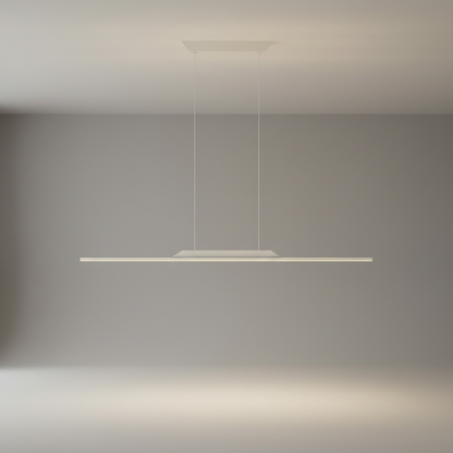 Vind minimalist chandelier in gold and black finish on clean white studio background
