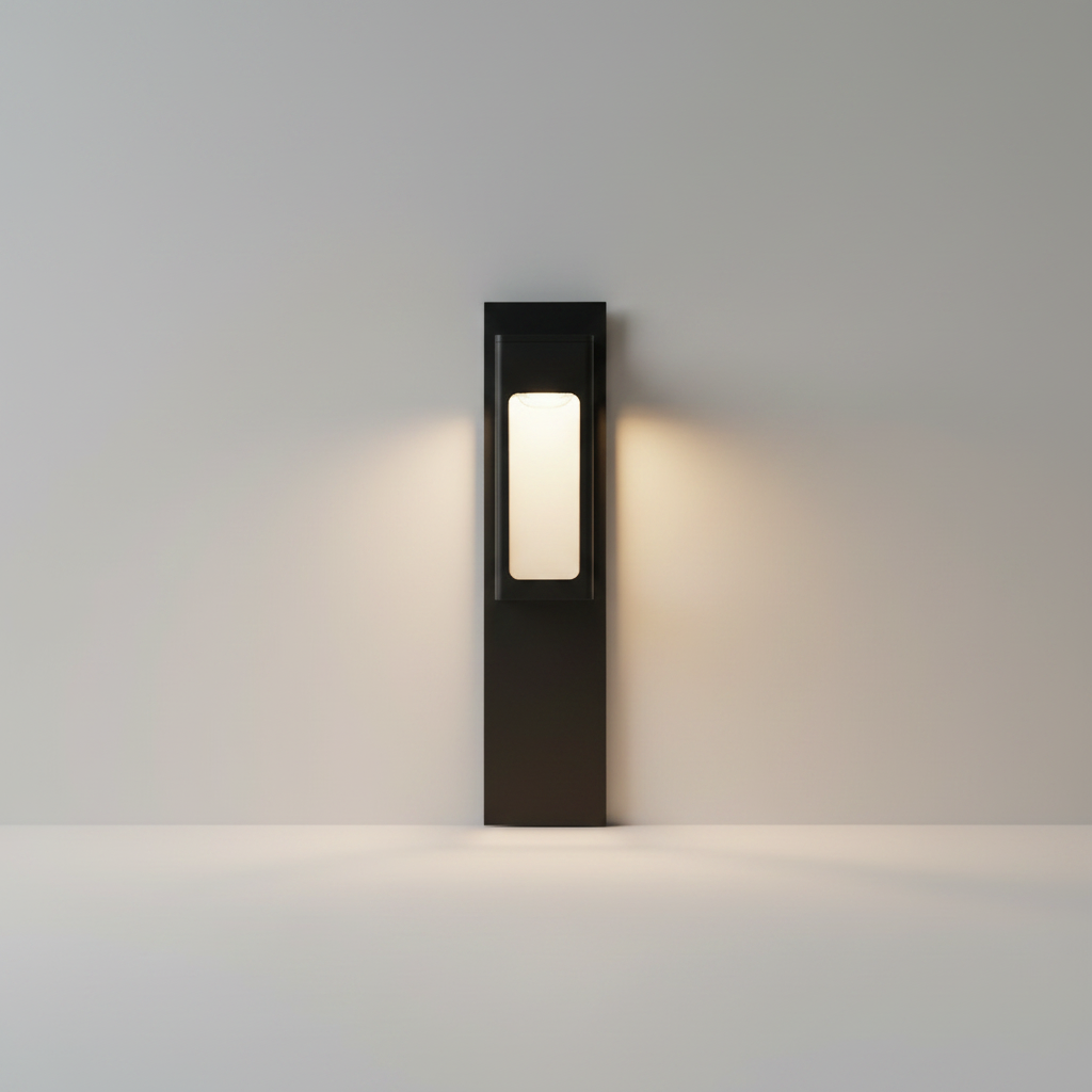 Xanthe Black/Bronze Outdoor LED Wall Light with Motion Sens - Exterior wall | Lucera Lighting