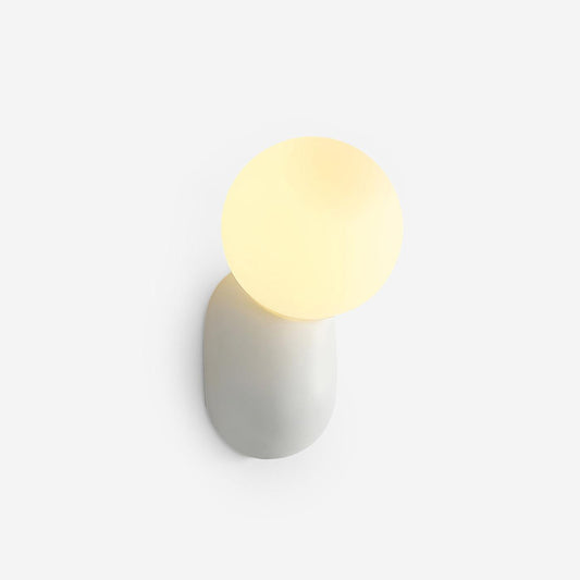 ChicGlow Resin Wall Lamp - Elegant LED Sconce