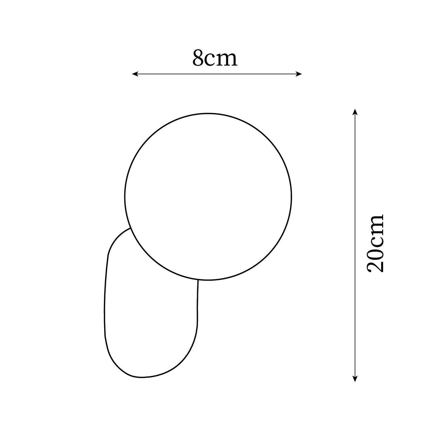 ChicGlow Resin Wall Lamp - Elegant LED Sconce