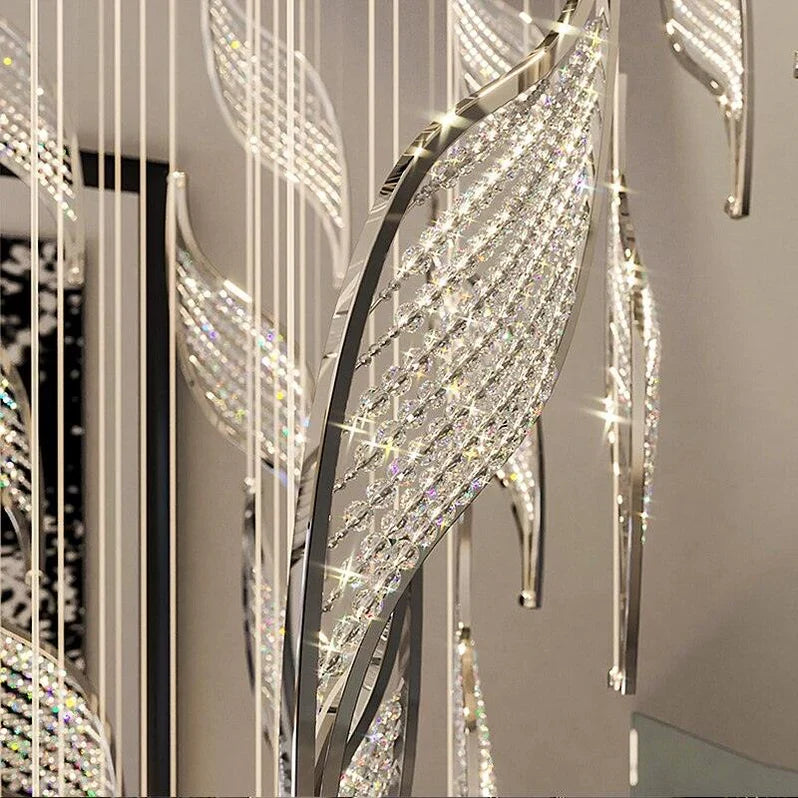 Brak LED Crystal Chandelier Bird Design - Chandeliers | Lucera Lighting